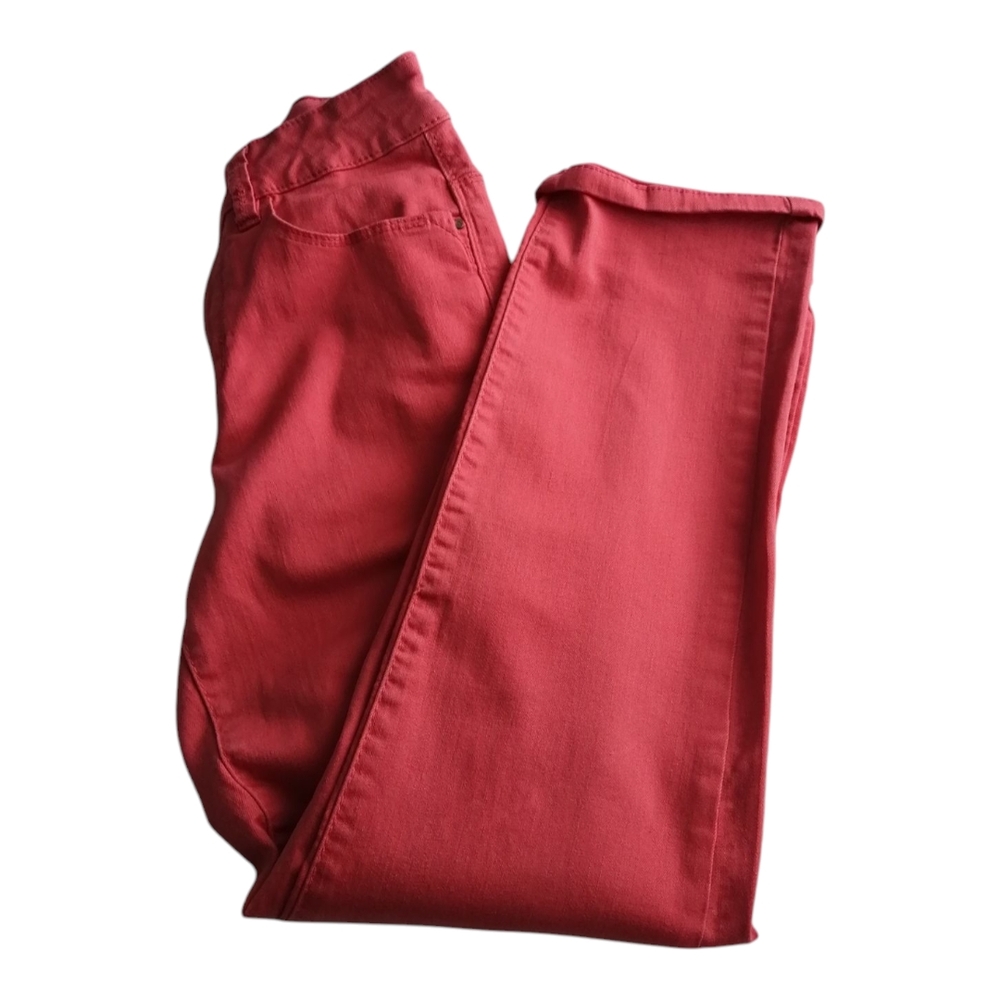 Santana Canada Red Skinny Pants Sleek Design